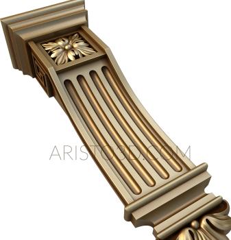 Corbels (KR_0535) 3D model for CNC machine